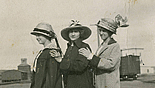 Three Odessa women in hats